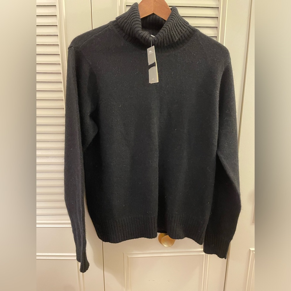 Charter club, black speckled turtle neck. XL - Picture 8 of 8
